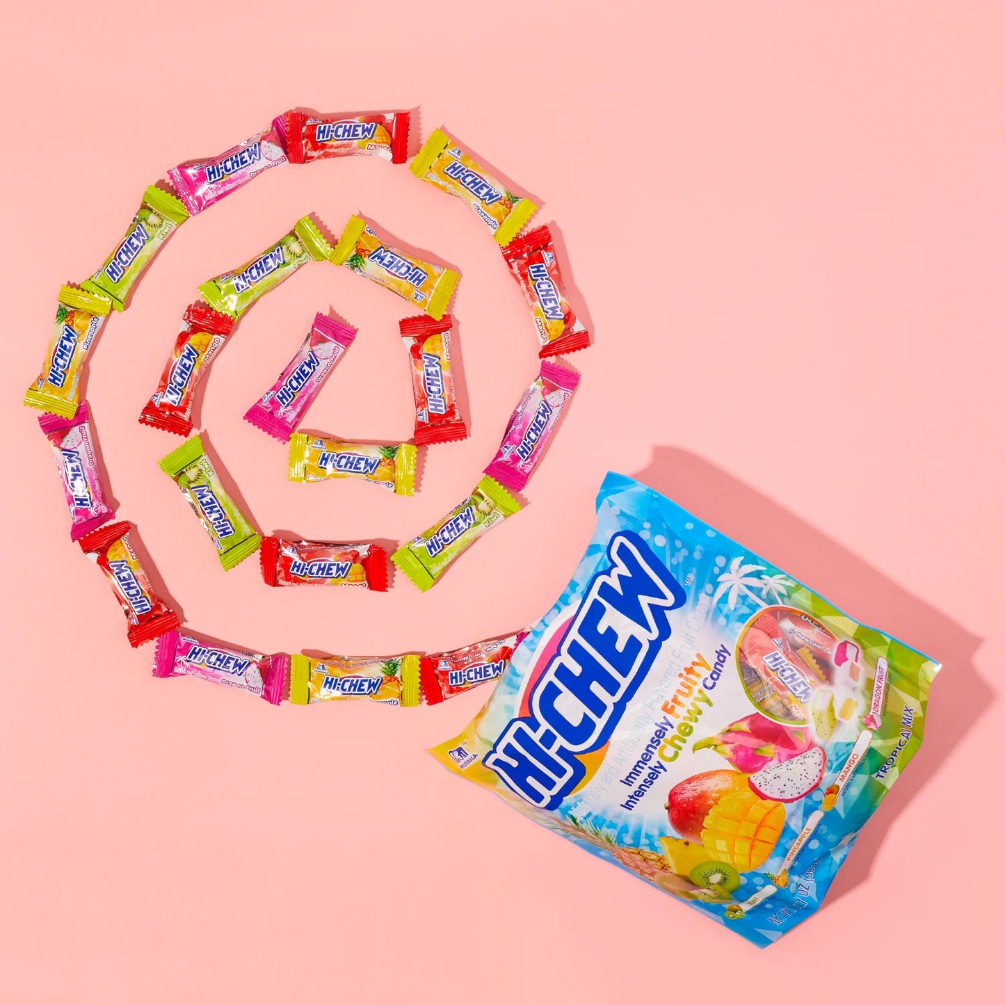 Hi-Chew Tropical Mix Chewy Candy,Bolsa 360g