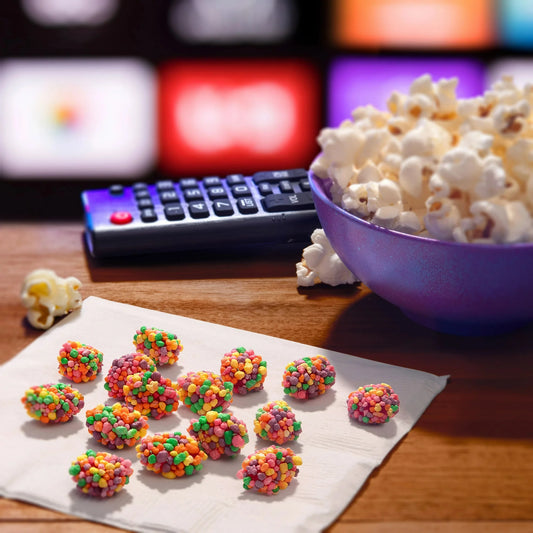 NERDS Gummy Clusters, Candy, Rainbow, Crunchy and Gummy, 227 g